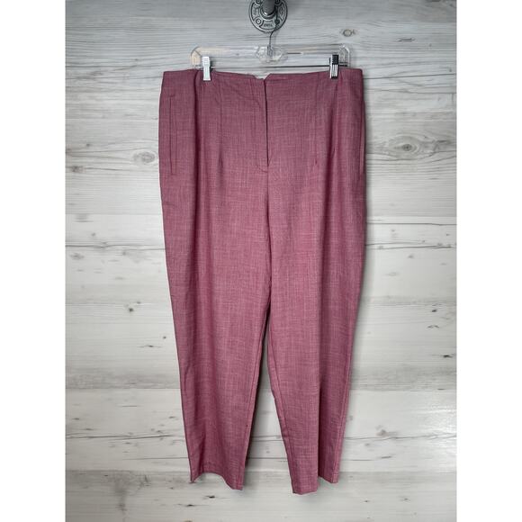 Worthington Pants Womens 14 Straight Leg Dress Career Office Workwear Pockets - Picture 1 of 10